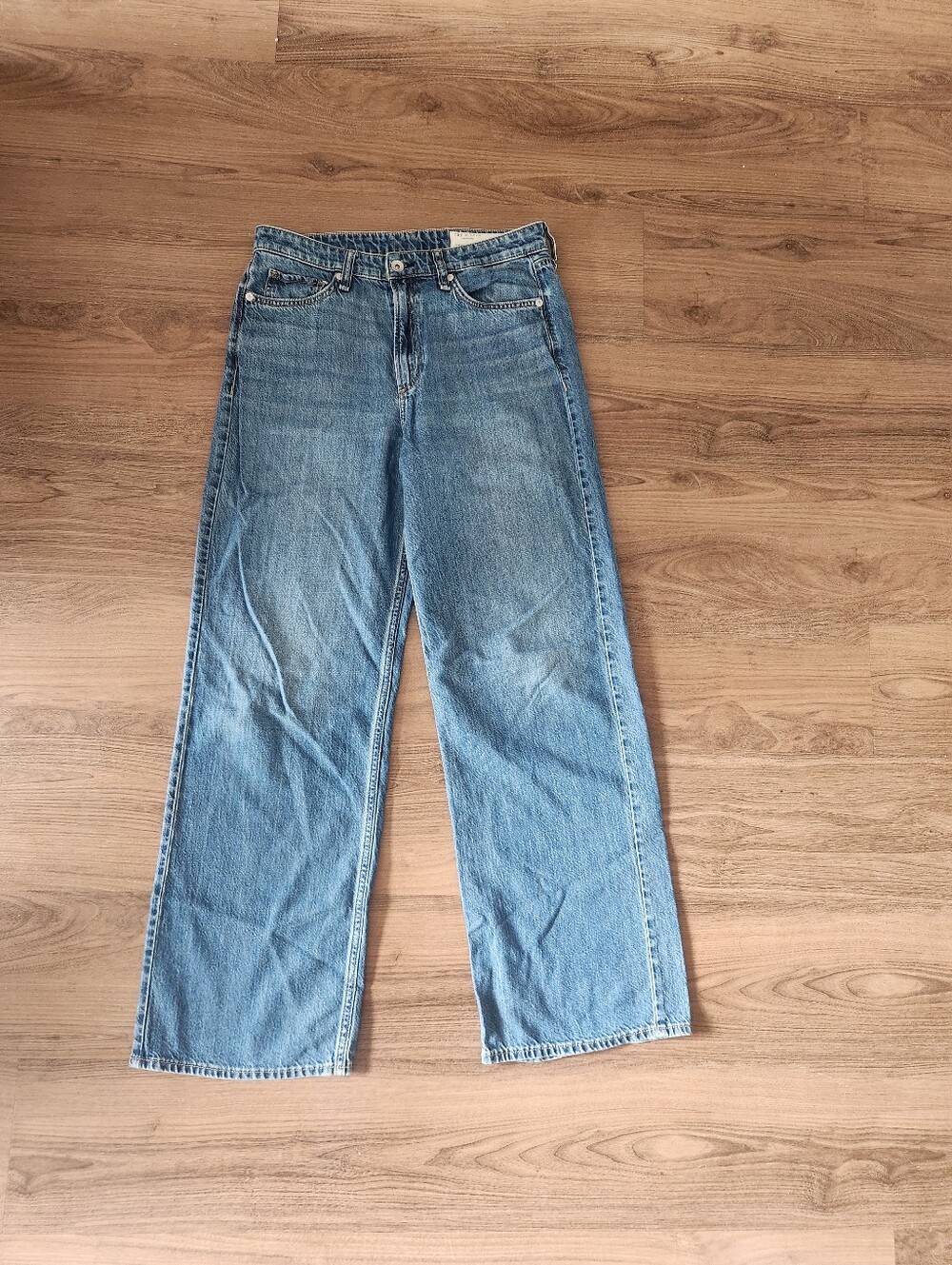 Rag And Bone Lori Mid Rise Wide Leg